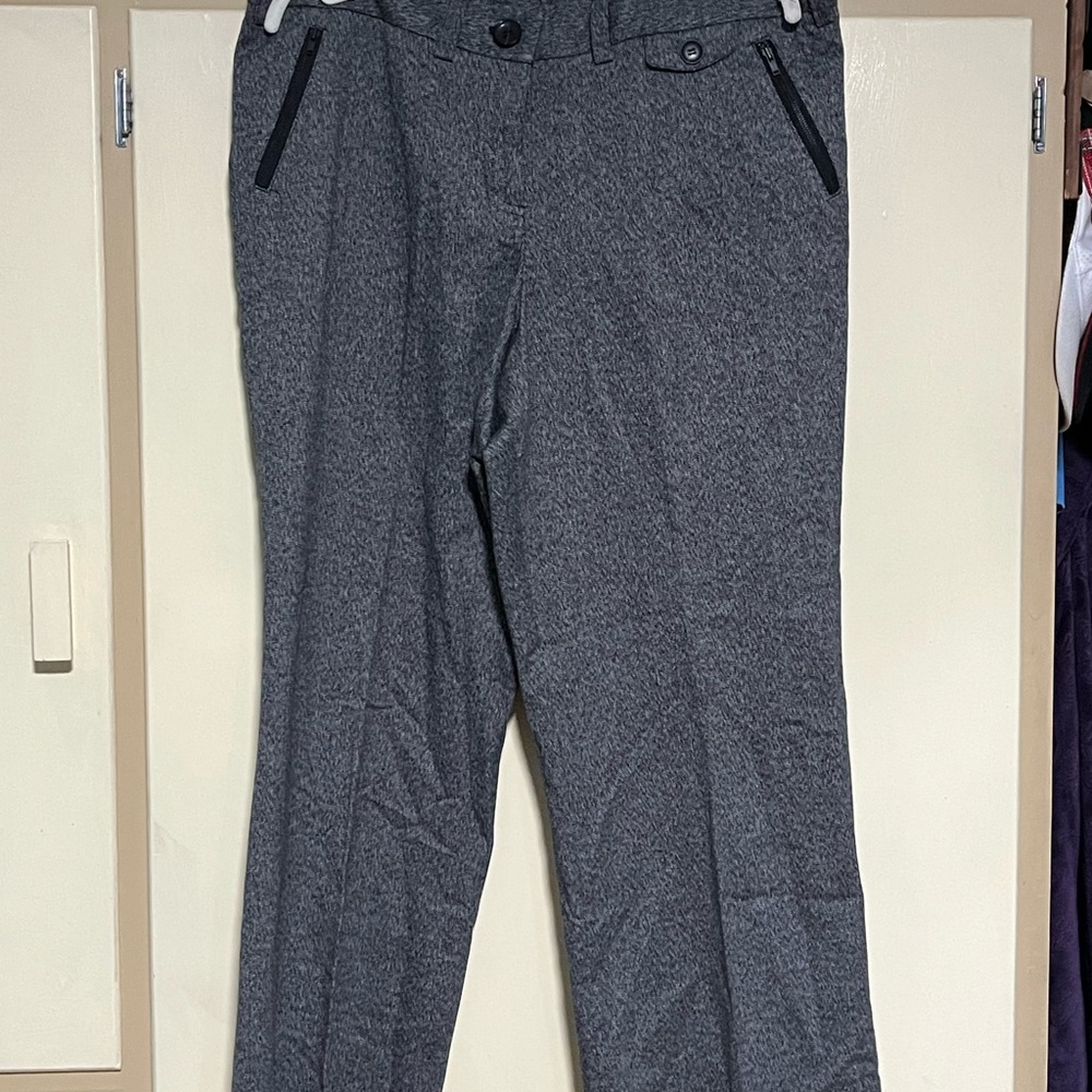 Gray Dress Pants with Black Accents